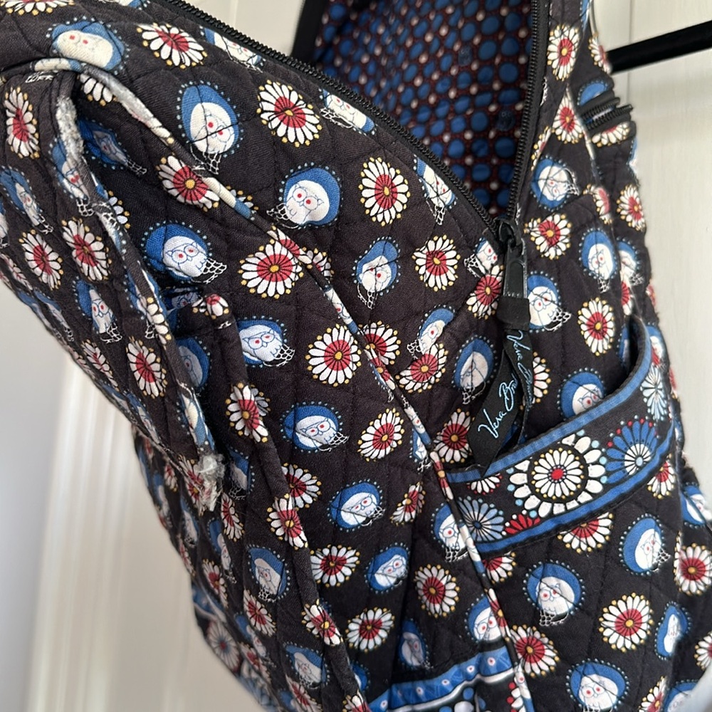 Vera Bradley large backpack in retired pattern night owl - Picture 7 of 7